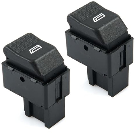 ROBUST 2x Fensterheberschalter Schalter Kit für Volkswagen Lupo Polo Seat Arosa Ibiza Mk2 Mk4 6X0959855B