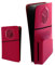 Façades P5 Slim avec aérations de refroidissement, plaque frontale de rechange Disc Edition pour console Playstaion 5 Slim, coque latérale P5 Slim (rose)