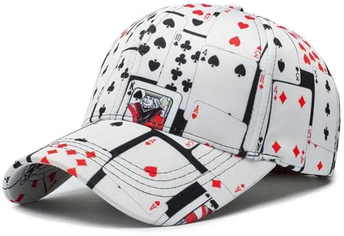 Herren Kappe Hut Frühling Baseball Kappe Mode Street Mode Hut Hip Hop Poker Cap