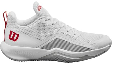 Wilson Wilson Rush Pro Lite, Tennis Shoe Mujer, White/Pearl Blue Red, 39 1/3 EU