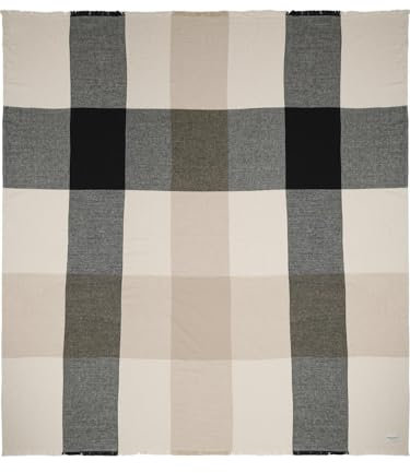 Marc O'Polo Plaid Erlend Schwarz 200x200 cm