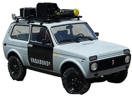 CHENXIAOLAN Miniaturmodelle Für Lada Niva 1:18 Legierung Simulation Automodell Collector Edition Metall Druckguss Geländewagen Fertigmodell