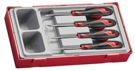 Teng Tools 4 Piece Precision & Heavy Duty Hook & Pick Set Tool Tray - TTMDP
