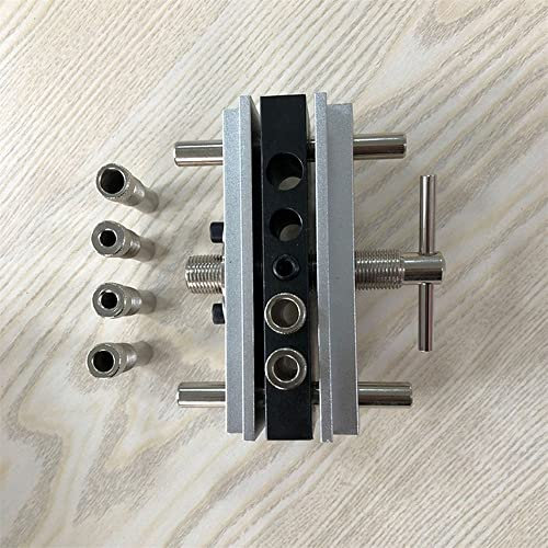 HUAHAIZY Jig Dowel Jig Biscuit Joiner Pocket Hole Jig Kit Self Centering Dowel Jig Kit for Woodworking Dowel Jigs Woodworking Tools Joints DIY Project