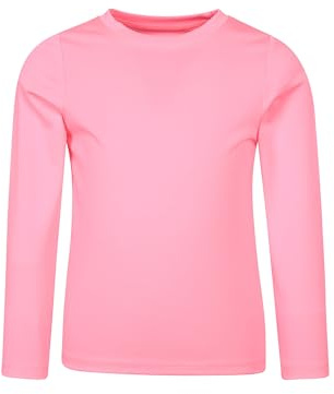 Mountain Warehouse Aqua Kids Swimming Long Sleeve T-Shirt - Lightweight & Quick Drying Swim Shirt with UV Protect, Boys & Girls - Spring Summer, Water Sports