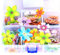 Klebstoff essbares Reispapier, 100 Stück Blumenform Kuchen Backdekoration, essbare Blume für Kuchen Topper Dekor Hochzeitsfeier Cupcake Food Dekorationen, Papier