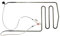 Tube Chauffant DA47-00279C 300 W, Compatible Avec Samsung, Chauffage De Dégivrage For Réfrigérateur, Fil Chauffant Électrique RS552NRUAWW