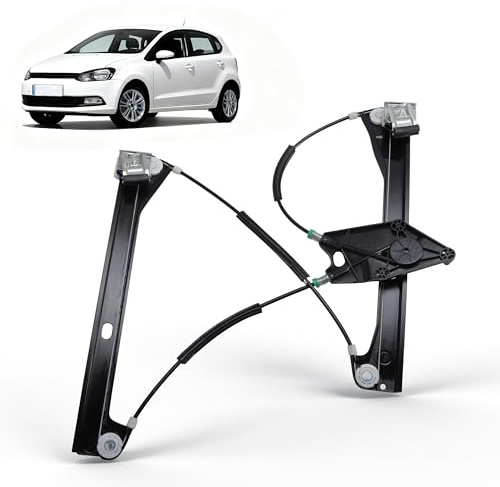 JAVOUKA Elektrischer Fensterheber vorne links Passend für Polo 6C1 6R1 | 2009-2024, für Polo 6R 6C 2014-2017 für Polo Vivo Schrägheck 2010-2017# 6R4837461 6R4837461C