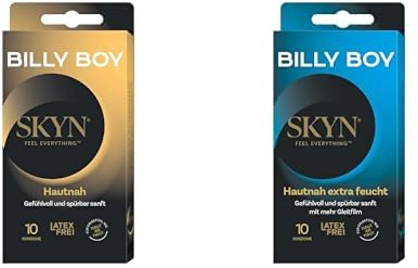 BILLY BOY SKYN hautnah 10er + BILLY BOY SKYN hautnah extra feucht 10er