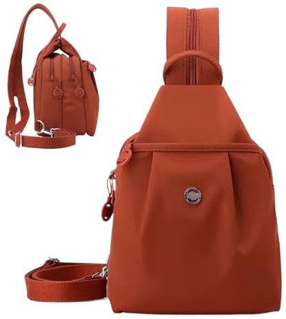 Convertible Purse - Large Anti-Theft Travel Bag, Chic Multi-Compartment Waterproof Tote Backpack | Versatile Oxford Cloth Bag for Women | Ideal for Hiking, College, Work, Airplane, Daily Commute