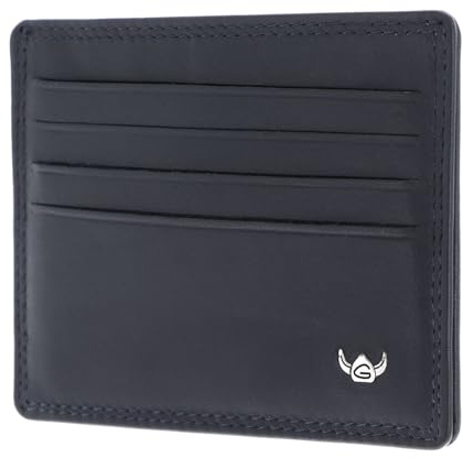 Golden Head Leder Kartenhalter Polo RFID Protect Kartenetui 4440 Marineblau dunkelblau