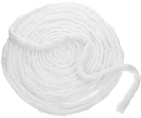 SOLUSTRE Bobine di Cotone per Permanenti Corda Integrata, Strisce Assorbenti Monouso per Salone Parrucchieri, Cotone per Tinture Chioma Professionale, Facile da Tagliare, Confezione