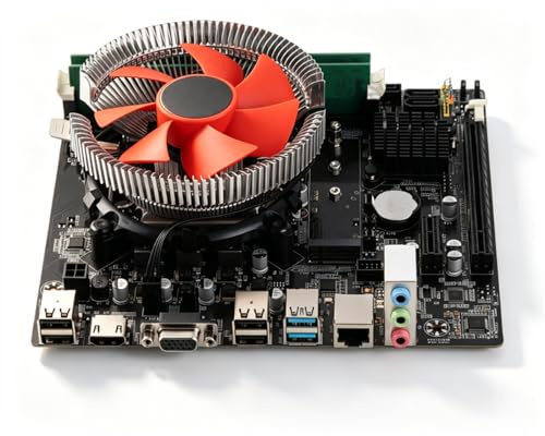 VBESTLIFE Set Scheda Madre B75, CPU I5 3470 8G DDR3 Combinata CPU con Processore Quad Core da 3,2 GHz per Computer Desktop LGA 1155