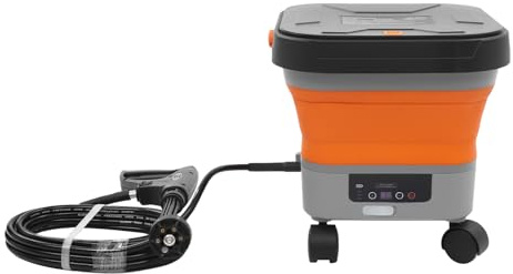 Idropulitrice portatile con serbatoio dell'acqua da 13 litri, pulitore elettrico portatile ad alta pressione per giardini, cortili, campeggio