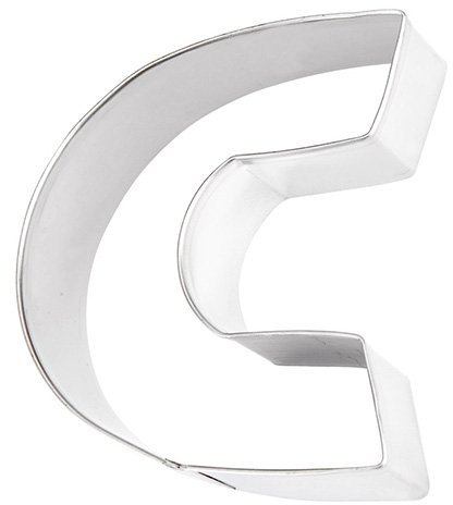 Emporte-pièces Alphabet inox, point C)