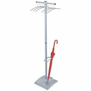 Kerkmann Garderobenständer G12 incl. 6 Kleiderbügel BxTxH 55x37x175cm silber