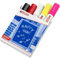 5er Sparpack Fenster/Kreidemarker edding 4090 diverse Faben zur Auswahl (Neon Sortierung) (5er Set, sortiert klassisch)