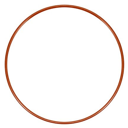 sourcingmap VMQ Joint torique en silicone Rouge Diamètre extérieur 90 mm Diamètre intérieur 86 mm Largeur 2 mm