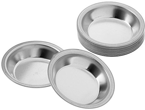 Unbekannt Metal Color Paint Tray Model Toning Palette for Mixing Color Oil Water Based Painting 12 Pieces