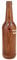 Colours-Manufaktur Räucherflasche - Räucherfigur Räuchermännchen Räuchergefäß Bier Sekt Bierflasche Jubiläum Vatertag Muttertag (Longneck 0,5 - zur individuellen Selbstgestaltung, braun)