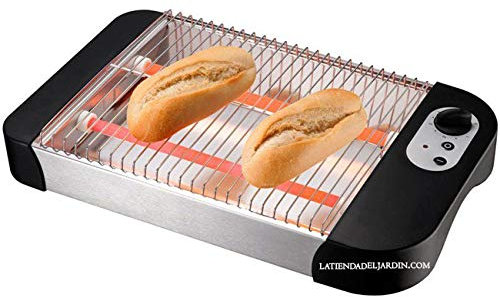 Suinga Flacher Toaster mit 6 Temperaturstufen, Bräunungsfläche 20 x 25 cm, Leistung 600 W