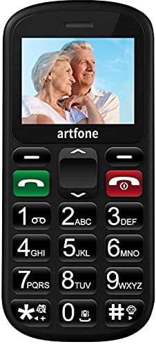 Artfone CS181 Seniorenhandy | Mobiltelefon Mit Großen Tasten | Dual SIM Mit Notruftaste | Rentner Handy | GSM | Inklusive Ladegerät