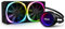 NZXT Kraken X53 240mm AIO RGB CPU Liquid Cooler - Rotating Infinity Mirror Design - 2 Aer RGB V2 120mm Radiator Fans Included