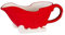 RA-HOMESTORE® New Stunning Make it Merry Christmas Gravy Boat Santa's Sleigh 390ml,Dishwasher & Microwave Safe, 24 x 8 x 10cm