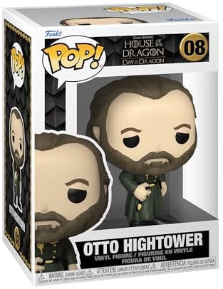 Funko Pop! TV: HotD - Ser Otto Hightower Hightower - House of The Dragon - Figura de Vinilo Coleccionable - Idea de Regalo- Mercancia Oficial - Juguetes para Niños y Adultos - TV Fans