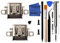iParto Lot de 2 ports de rechange de type C pour Nintendo Switch OLED USB C Port de charge Connecteur de réparation Kit d'accessoires pour NS OLED