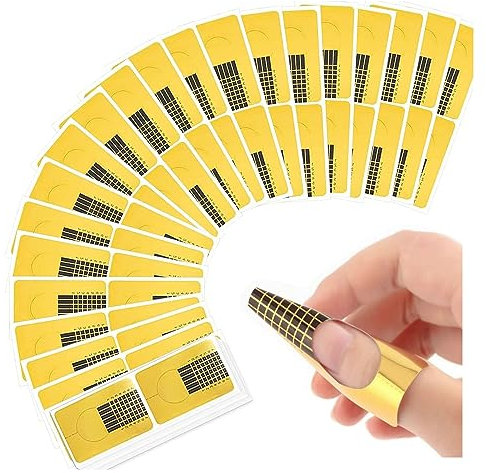 Redodo 120 Stück selbstklebende Nagel-Modellierschablonen, geeignet für Nagelverlängerungen, Scablone-Nägel, Nagelverlängerung scablone,künstliche Nägel und Nailart-Designs