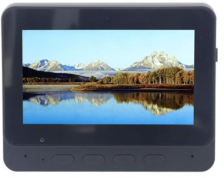 Spacnana Videocitofono Wireless 4,3 Pollici, Kit Videocitofono con Visione Notturna Citofono Bidirezionale con Angolo di Visione di 70° per il Monitoraggio in Tempo Reale