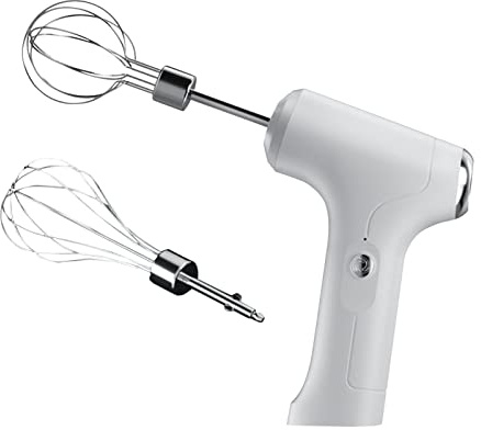 Electric Hand Blender, Electric Hand Mixer with 2 Heads, Stainless Steel Food Blender, Kitchen Electric Mixers with 3 Adjustable Speeds for Baking, Whisking, Mixing