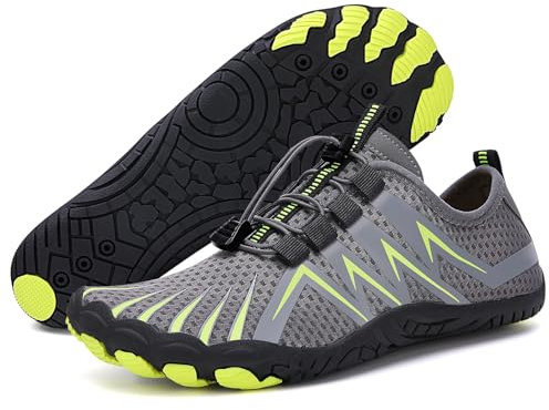 IEEILULU Escarpines Niño, Zapatos Barefoot Niños, Barefoot Niños Niña de Secado rápido Antideslizante (Gris, Niño (2-5 años), 28, Números, Sistema Tallas Calzado EU, Mediano)