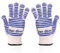 Glamified-Glam 250°C Extreme Heat Resistant EN407 Certified Heat Resistant Oven Gloves Hot Surface Handler Made from Nomex and Kevlar - Non-Slip Kitchen Silicone Gloves Five Fingers(Blue(2 PCS))
