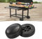Parti per ruote per griglia, 2 pezzi 6 pollici / 7 pollici Ruote per griglie a gas in plastica Parti di ricambio per griglia per barbecue Kit ruota per barbecue (6 pollici-Aggiornato)