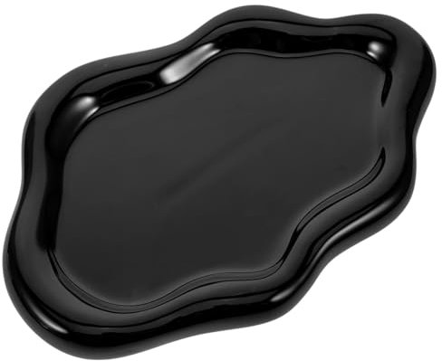 ABOOFAN Ceramic Jewelry Tray Cloud Shape Chubby Trinket Dish Vanity Organizer Plate Key Hodler for Rings Earrings Necklace Christmas Birthday