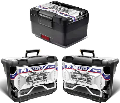Adesivi Protettivi Valigie Laterali e Bauletto per Moto BMW R 1200 GS Vario 2° Modello ADV Adventure HP