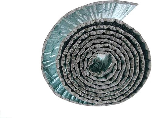 Aluminum Bubble wrap Insulation Double Bubble Foil Insulation Insulation Kit Radiator Heat Reflective Warm Up A Room (Size : 1x25m)