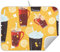 Coke Abtropfmatte aus Mikrofaser für die Küche, saugfähig, 45,7 x 61 cm