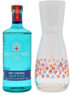 Whitley Neill - Navy Strength London Dry Gin 70cl 57% ABV (Includes Carafe)