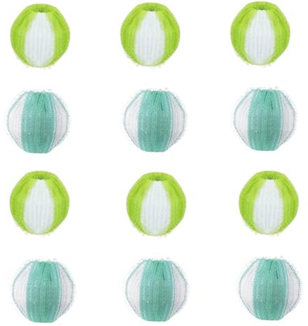 12 Pack Pet Hair Remover Washing Machine, Dog & Cat Hair Remover Washing Machine, Hair Catcher Washing Machine, Efficient Pet Hair Removal Tool for Laundry, Reusable Lint Catcher for Washer and Dryer