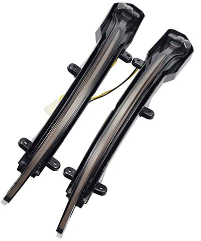 Huhpa 2 stücke Dynamische Blinker Fließendes Wasser Blinker Blinklicht for Audi Q5 SQ5 8R 2008-2017 Q7 SQ7 4L 2009-2015(Blue-yellow)