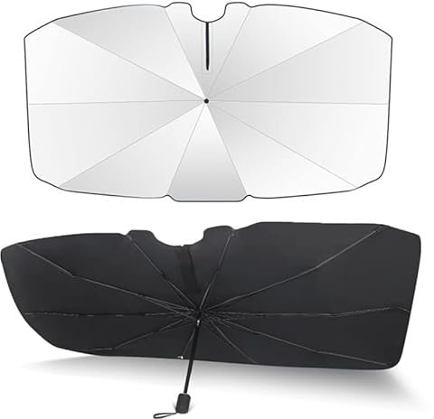 Rdgnls Parasol Parabrisas Delantero, para Peugeot 206 308 408 508 3008 5008 Parasol Delantero Parasol Plegable Coche Sombrilla con protección UV