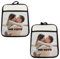Herz & Heim® 2er Set personalisierbare Topflappen mit Foto, Name oder Wunschtext – Silikonrückseite & Grifftasche – Ofenhandschuhe personalisiert mit Aufdruck (Foto)