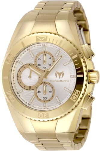 Technomarine Manta TM-224022 Men's Watch - Quartz Movement - Stainless Steel with Silver Dial - 44 mm