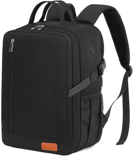 Lossga Mochila 55x35x20 para Ryanair Easyjet Mochila Viaje Cabina Avion | Equipaje de Mano Bolsa Viaje Cabin Bag Portatil con Bolsillos Laterales Bolsillo Antirrobo para Mujer Hombre