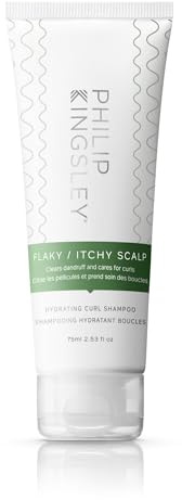 Philip Kingsley | Flaky/Itchy Scalp Hydrating Curl Shampoo | Anti-Dandruff Shampoo for Curly, Coily & Wavy Hair | Calms Itchy Scalp Without Drying Curls | Clears Flakes & Soothes Scalp | 75ml
