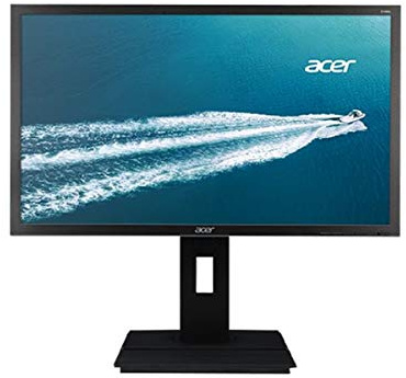 acer B246HLYMDR Monitor da 24, Display Full HD (1920 x 1080), 60Hz, Contrasto 100M:1, Luminosità 250 cd/m², Tempo Risposta 5 ms, VGA, DVI, Speaker Integrati, Pivot, Regolazione di Altezza