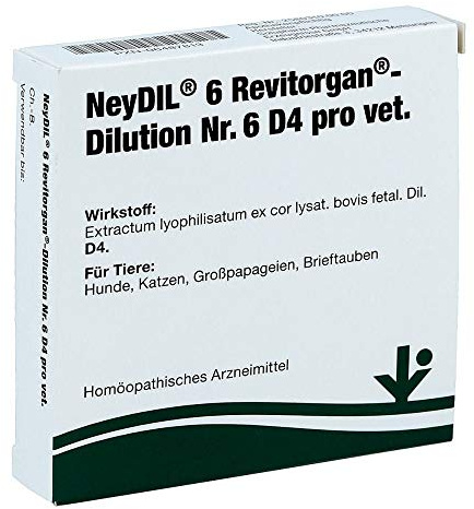 NEYDIL Nr.6 Revitorgan Dil.D 4 pro Ampullen vet. 5X2 ml